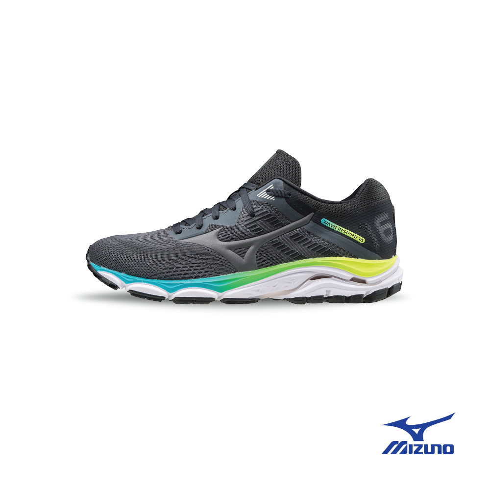 Mizuno Women Wave Inspire 16 Running Shoes In Black