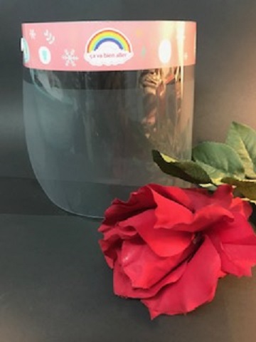 CE certificated European design children face shield, 2  for 5.20$  Anti Infection, anti splash against saliva, full face protection, anti fog , light weight, easy to wear, 270 degree protection, envi