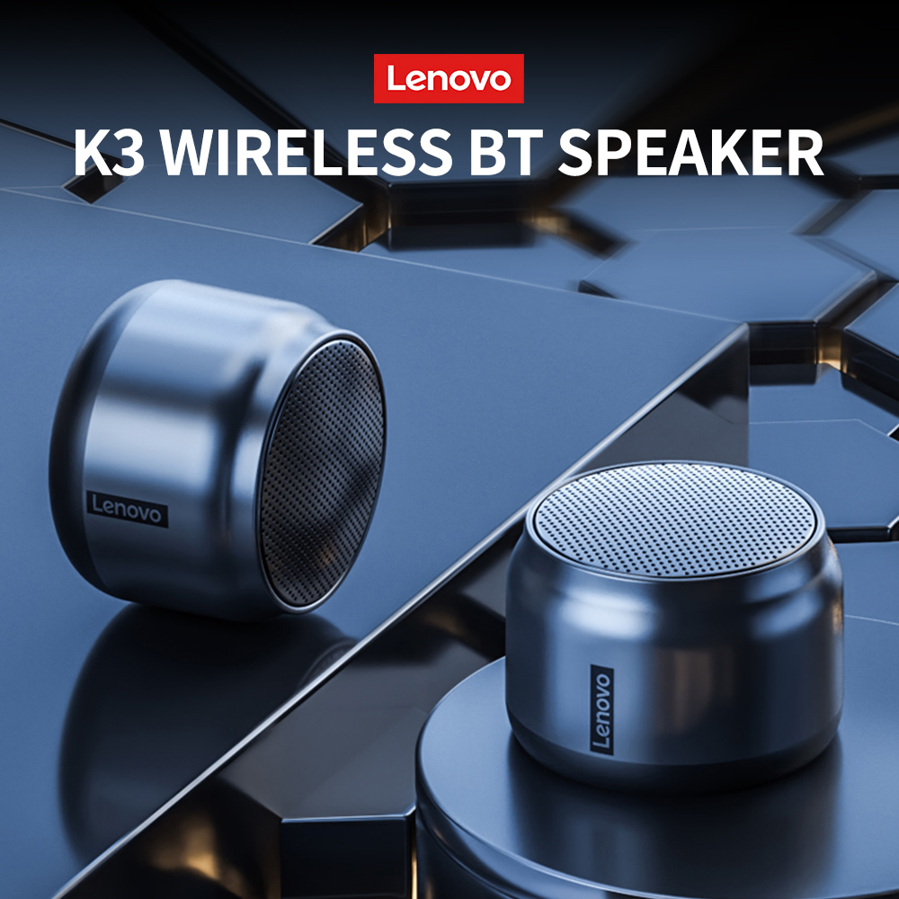 Lenovo K3 Portable Bluetooth Speaker Wireless Speaker with Microphone for Handsfree Calls