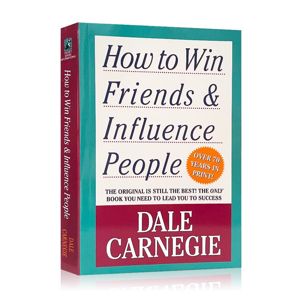 How To Win Friends & Influence People By Dale Carnegie Improve Communication Skills Self Help Book Working Professional Book The Only Book You Need To Lead You To Success