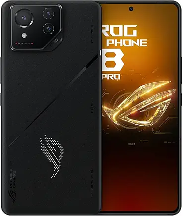 ASUS ROG Phone 8 Pro Unlocked Android Phone, US Version, 6.78" 165Hz AMOLED Display, 512GB, 16GB RAM, 5500mAh Battery, 50MP Gimbal Camera, 32MP Front, Snapdragon 8 Gen 3, Dual-SIM